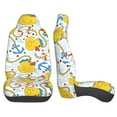 thumbnail image 3 of Pofeuu Ducks and Anchors Print Automotive Car Seat Covers Flat Cloth Full Set Seat Covers,Car Seat Covers front seats for Cars Trucks and SUVs(Two packs), 3 of 7