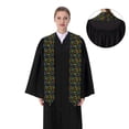 thumbnail image 4 of Fotbe Pixel Game Printed Class of 2024 Graduation Stole, 4 of 7
