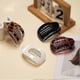 thumbnail image 5 of 4 PCS Flat Hair Clips, Round Lay Down Hair Claw Clips for Women Girls, French Strong Hold Hair Barrettes for Thick Thin Hair,Comfortable Curved Flat C, 5 of 5