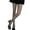 Gray-os, variant on Women's Elastic Waist Sheer Leggings with Wide Vertical Striped Stretchable Nylon Fabric See Through Tights Pantyhose