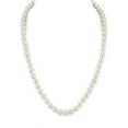 thumbnail image 3 of Femme Jam II ROUND PEARL II Classic Cultured Freshwater White Strand Pearl Necklace for Women Jewelry, 3 of 12