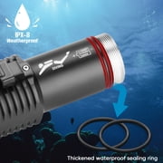 Diving Flashlight Scuba Dive Lights IPX8 Waterproof Underwater 98ft Submarine Led Flashlights