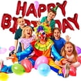 thumbnail image 4 of Happy Birthday Balloon Banner Party 16 Inch 3D Aluminum Foil Balloon kit Birthday Party Decor, 4 of 5