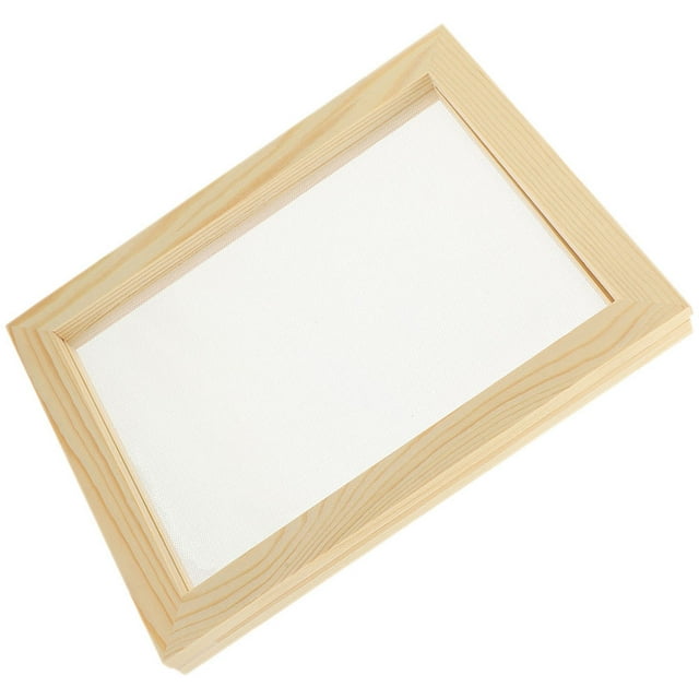 LITINKIMI Paper Making Screen Kit DIY Paper Making Frame MDF 1Pack Paper Decoration Family Time