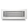 thumbnail image 1 of Modern Linear 3” x 10” VR 109 Floor Vent Cover/Register with Damper – Rectangle Cast Aluminum, Powder Coated Re-Paintable Decorative HVAC Register for Floors, Walls & Ceilings, 1 of 1