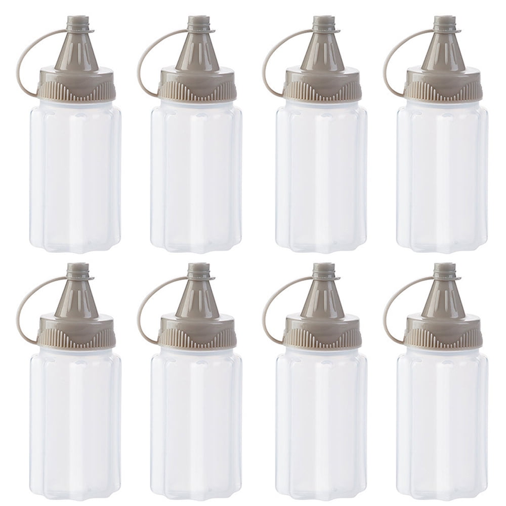 Plastic Squeeze Condiment Bottle for Ketchup Salad Dressing Mustard