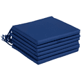 thumbnail image 1 of Outsunny Outdoor Patio Chair Cushion with Ties for Garden, Deep Blue, 1 of 10