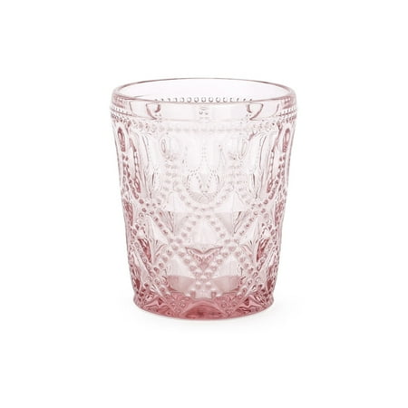 

Cocktail and Whiskey Glass Pink Drinking Glass 11.84 fl oz-inch Drinking Glassware for Red or White Wines