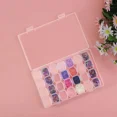 thumbnail image 5 of 1pc 28 grids clear plastic storage box storage container case for jewelry diamond embroidery art craft Accessory organizer case, 5 of 8