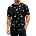 thumbnail image 5 of IAJDKMEK Men's Summer Graphic T-Shirt - Halloween Print Crewneck Tee for Men, Lightweight Breathable, Funny Casual Shirts for Daily & Costume Party,Black L, 5 of 7