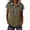 Army Green(Womens T Shirts), variant on No Boundarie Womens Tops Color Block Tees V Neck Henley T-Shirt with Buttons, Casual Short Sleeve Collared Blouse