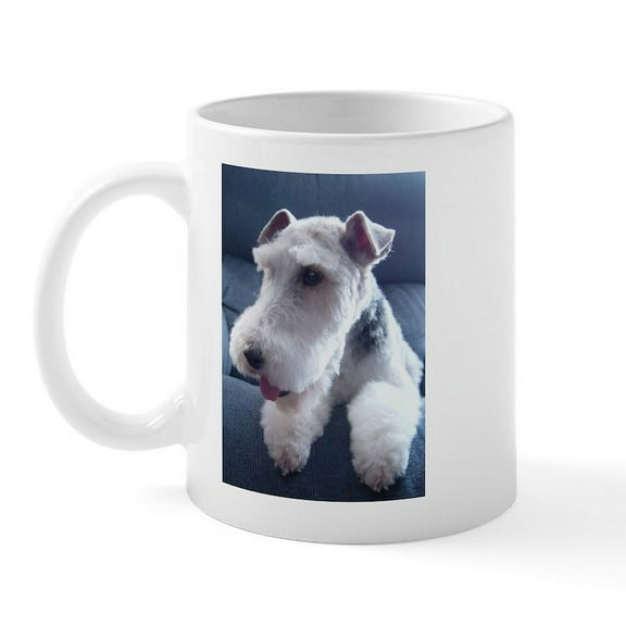 CafePress - Wire Fox Terrier Mug - 11 oz Ceramic Mug - Novelty Coffee Tea Cup