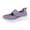 Pink, variant on CAIXAI Wide Toe Box Shoes Women Arch Support Shoes for Women Sneakers Breathable Closed Toe Slip on Womens Walking Shoes Mesh Knitted Mary Jane Flats Hands Free Sock Shoe