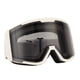 thumbnail image 2 of Gafas de esquí a prueba de nieve de doble capa, resistentes al viento, visión amplia y protección contra rayos ultravioleta. Marco blanco invernal, lentes grises, 2 of 8