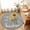 Gray, variant on Round Area Rugs 3.3Ft, Sunflowers Non-Slip Washable Circle Rugs Carpet, Spring Summer Bees Yellow Floral Grey Indoor Outdoor Rug Floor Mats Throw Runner for Bedroom Living Room Bathroom
