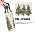 thumbnail image 4 of Yayeee 20oz Insulated Water Bottle Double Wall Stainless Steel with Flip Straw Lid, Christmas Stars, 4 of 7