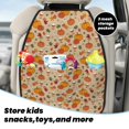 thumbnail image 4 of Goofa Fall Autumn Pattern Car Back Seat Protector for Kids (2 Pack) ,Anti-kick Storage Mat for Car Seats,Shields from Footprints, 4 of 6