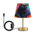 thumbnail image 5 of Adjustable 3-Color Light Desk Light Vintage Bronze Table Lamp For Bedroom Office Living Room Vibrant Black Cat, 5 of 9