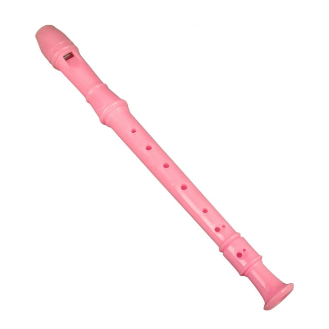 8 Hole ABS Recorder Instrument For Kids Beginners, Compact Lightweight 3 Piece Recorder With Fingering Chart, Cleaning Kit