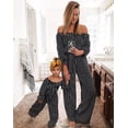 thumbnail image 4 of Family Clothes Mother Daughter Matching Mom Women Casual Jumpsuit Outfits, 4 of 5