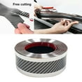 thumbnail image 3 of maskred Car Door Protector - Scratch Resistant Carbon Fiber Strip For Protection Protects Luggage Door Sill Scratches silver side 7cm=1 meter, 3 of 6