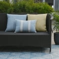 thumbnail image 6 of Better Homes & Gardens 18" x 13" Blue Texture Stripe Outdoor Pillow, 6 of 11