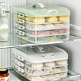thumbnail image 2 of Durable PP Multi Layer Freezer Box Practical Multi Layer Fridge Storage Container For Home And Office Refrigerators, 2 of 19