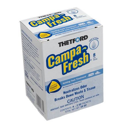 Thetford Campa-Fresh Free and Clear 8-pack Dry Holding Tank Treatment