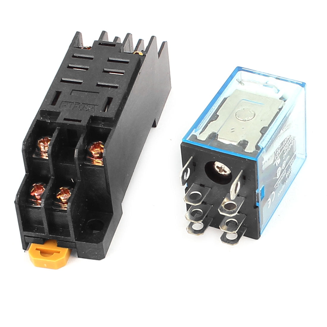 2Pcs LY2NJ DC 12V Coil Voltage 8Pin DPDT Power Relay w