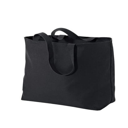 Heavy Duty Cotton Twill Fabric Tote Bag Tf290 Set Of 12 Black