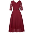 thumbnail image 2 of Vestido Viriber de encaje floral para niñas, de 7 a 14 años, 2 of 9