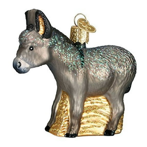 Donkey Mouth Blown Glass Old World Christmas Ornament 12312 New