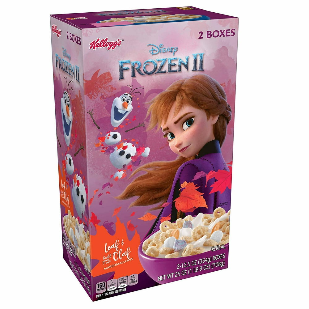 Kellogg's Disney's Frozen 2 Breakfast Cereal, Original with Olaf and ...