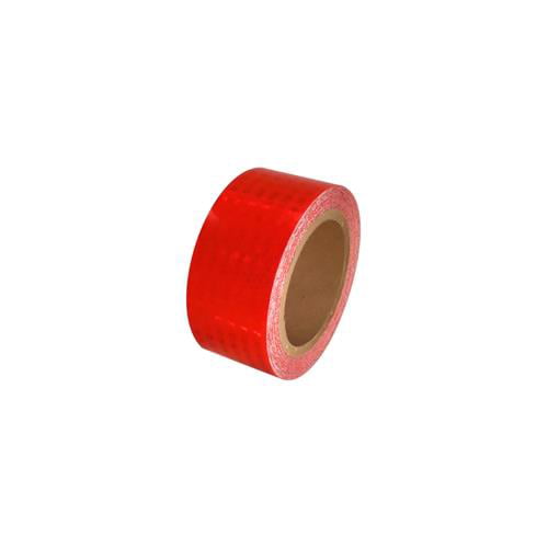 Reflective Tape Red High Intensity Self adhesive High Viz Two Pieces 150mmx150mm 