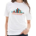 thumbnail image 3 of Big Size Downtown Vancouver Graphic Design Deluxe Jersey T-Shirt - White 3XL, 3 of 4