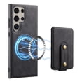 thumbnail image 6 of Allytechgroup 2 in 1 Wallet Detachable Cards Holder Case for Samsung Galaxy S23 Ultra, Magnetic Back Cover Compatible with Magsafe & Car Mount Stand Shockproof Phone Case for Women Men, Black, 6 of 9