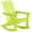 Lime, variant on Parkdale Outdoor HDPE Plastic Adirondack Rocking Chair in Orange