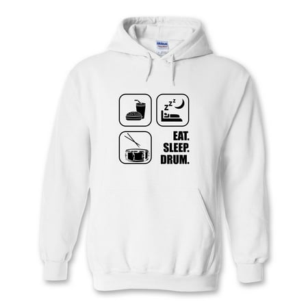 Drum Sweatshirt - Eat Sleep Drum Hoodie - ID: 291
