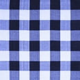 thumbnail image 1 of Ahgly Company Machine Washable Indoor Square Checkered Blue Modern Area Rugs, 3' Square, 1 of 4