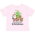thumbnail image 3 of Inktastic My 2nd Christmas with Santa Reindeer and Tree Boys or Girls Toddler T-Shirt, 3 of 5