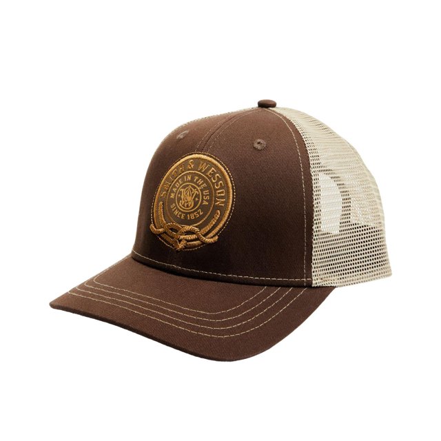 Sombrero de camionero Smith & Wesson, ajustable, marrón, para hombre