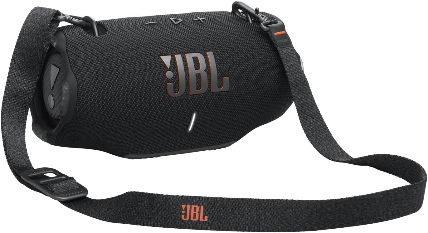 Restored JBL Xtreme 4 - Portable Bluetooth Speaker, Powerful Sound and Deep Bass, IP67 Waterproof, 24 Hours of Playtime, Powerbank, Auracast for Multi-Speaker Pairing Black (Refurbished)