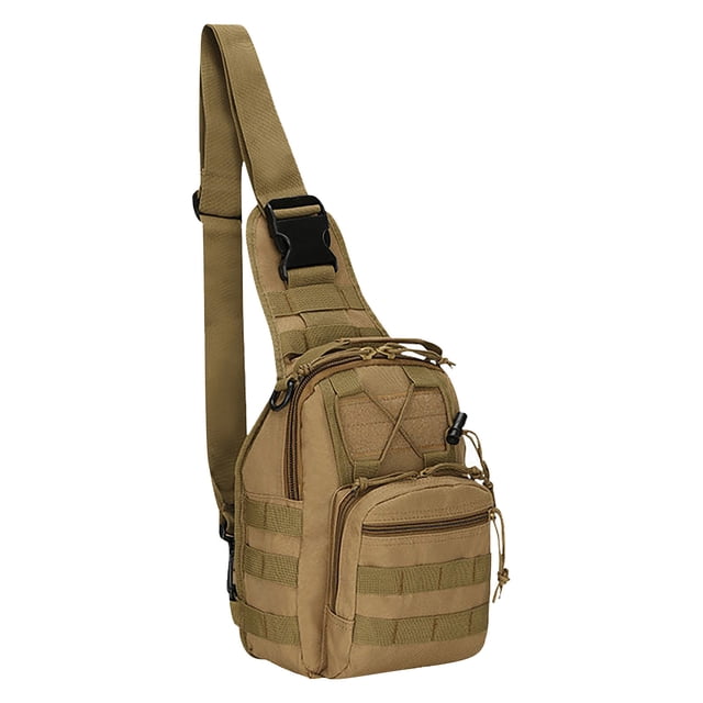 Bolso deportivo de lona, bolso de hombro, bolso de pecho multifuncional para exteriores Wmkox8yii jkg4670