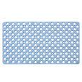 thumbnail image 2 of Extra Soft TPE Non-Slip Bath Mat for Kids, Bathroom Suction Cup Rug, Machine Washable Shower Mat, Smooth/Untextured Tubs Only, 30 L x 17 W Inches (Blu, 2 of 5
