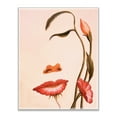 thumbnail image 1 of 36" x 48" x 1.25" Abstract Flower Face Fine Art Canvas, 1 of 3