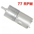 thumbnail image 1 of JGA25-370 Geared Motor DC Motor 6V 12V 24V Electric Gear Motor High Torque 5/10/15/30/60/100/150/200/300/400/500/1000/1200 Rpm 77 RPM, 1 of 6