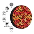 thumbnail image 4 of Sikiie Flying Black Bat PVC Leather Spare Tire Wheel Cover Spare Tire Cover, for Car Truck SUV Camper Trailer Universal Fit(14-17in)-17 inch, 4 of 6