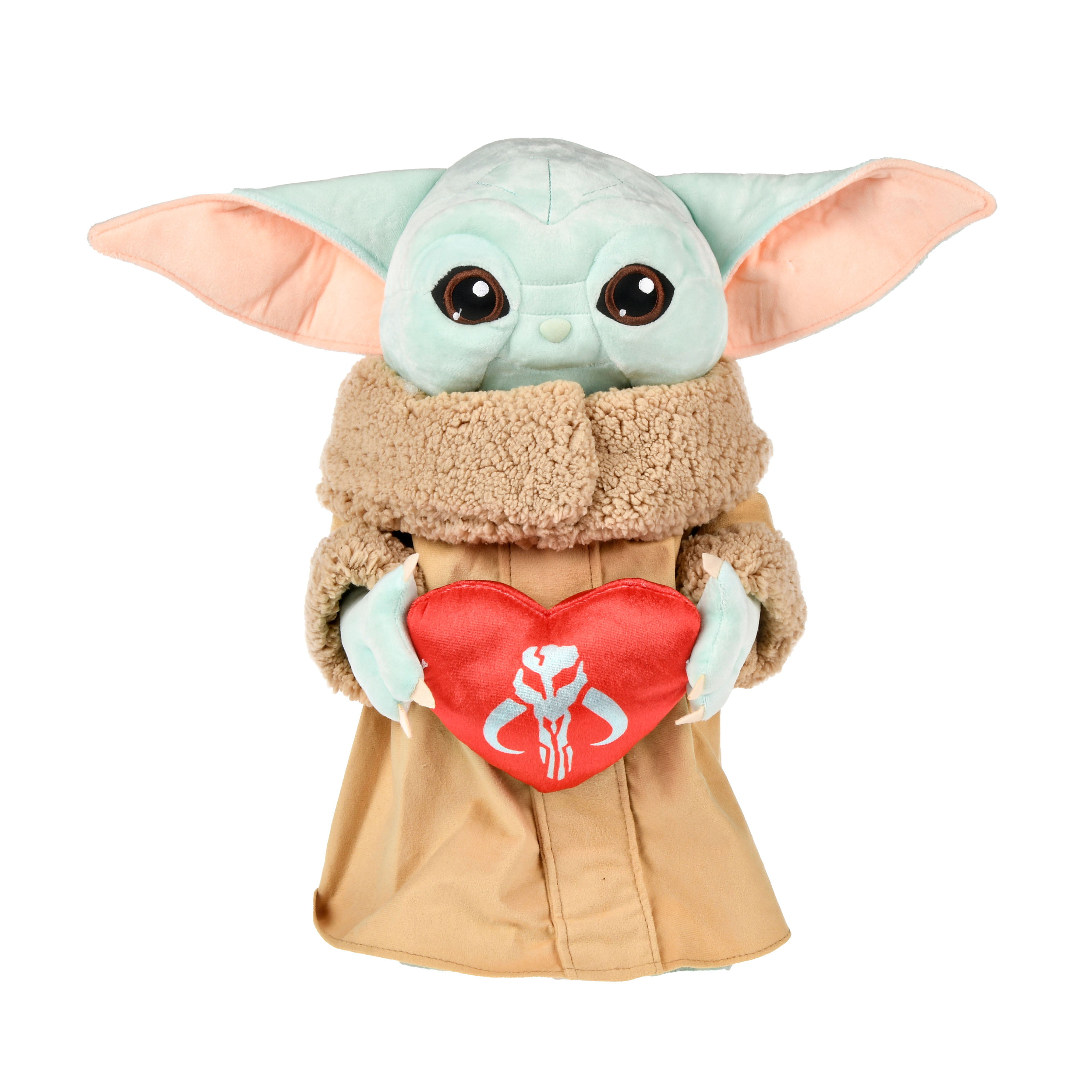 Star Wars Mandalorian Baby Yoda Grogu Plush Valentine Conversation Heart Edition 