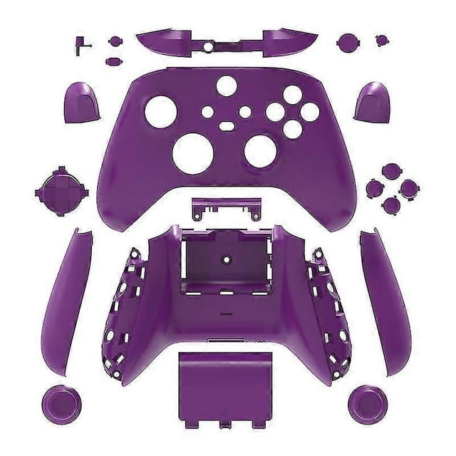 DATA FROG - Funda protectora para mando de juegos inalámbrico Xbox Series X/S, tapa con botones, color blanco - 8199070513939 morado
