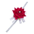 thumbnail image 4 of Rosa boda ramillete nupcial honor muñeca flor ramillete flores perlas perla rojo Colcomx Muñequera ramillete Flor de mano, 4 of 8
